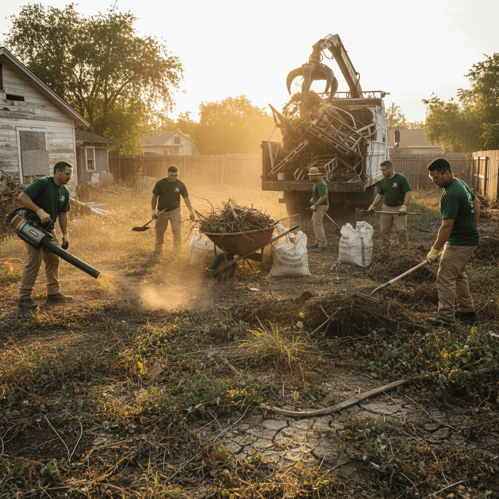 Yard and lot cleaning